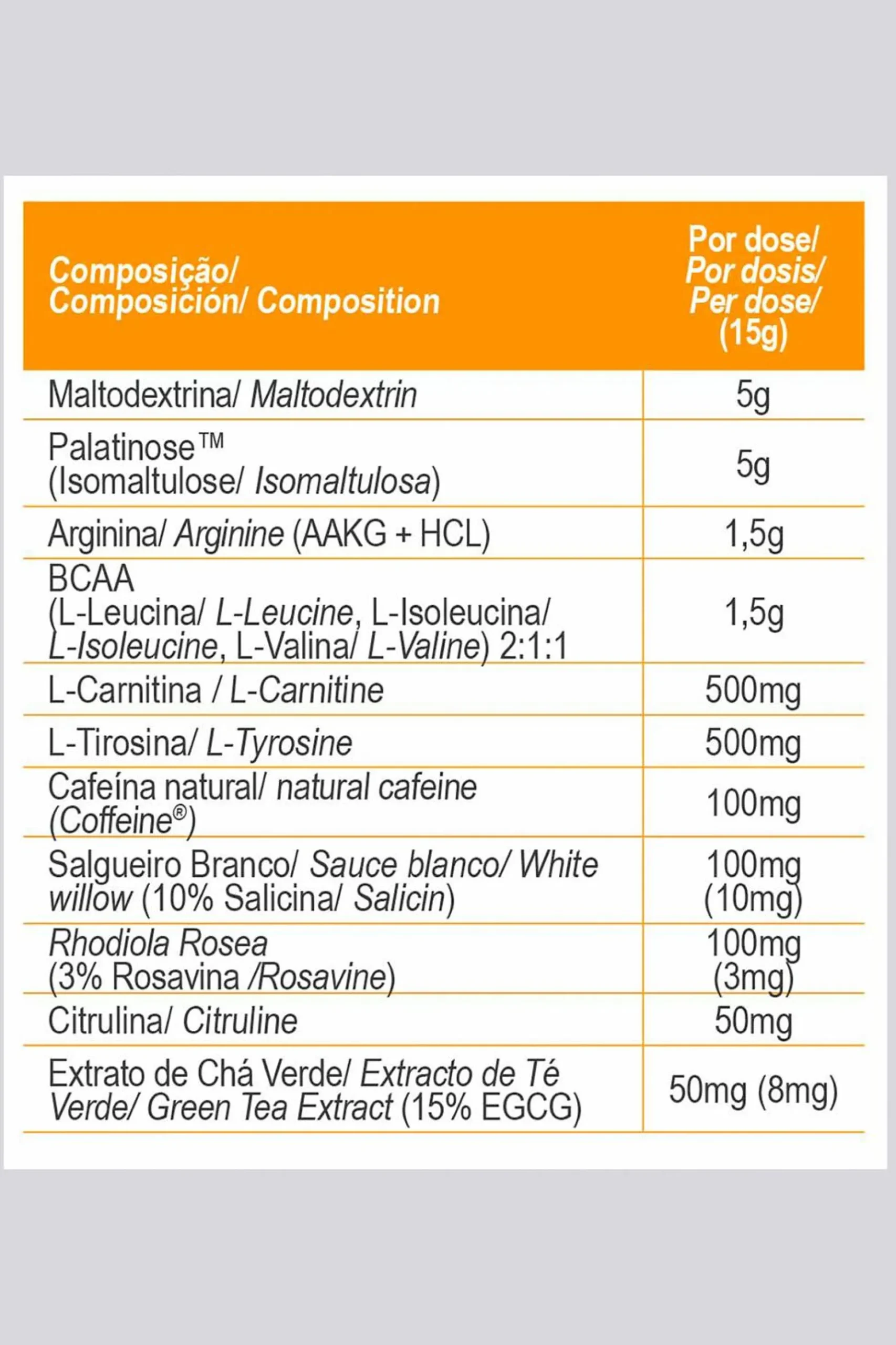 Goldnutrition Pre Work Endurance