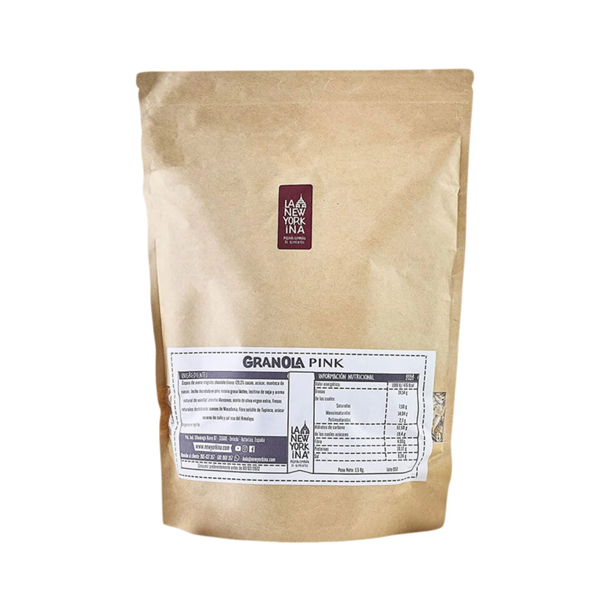 Granola Pink La Newyorkina 1,5kg