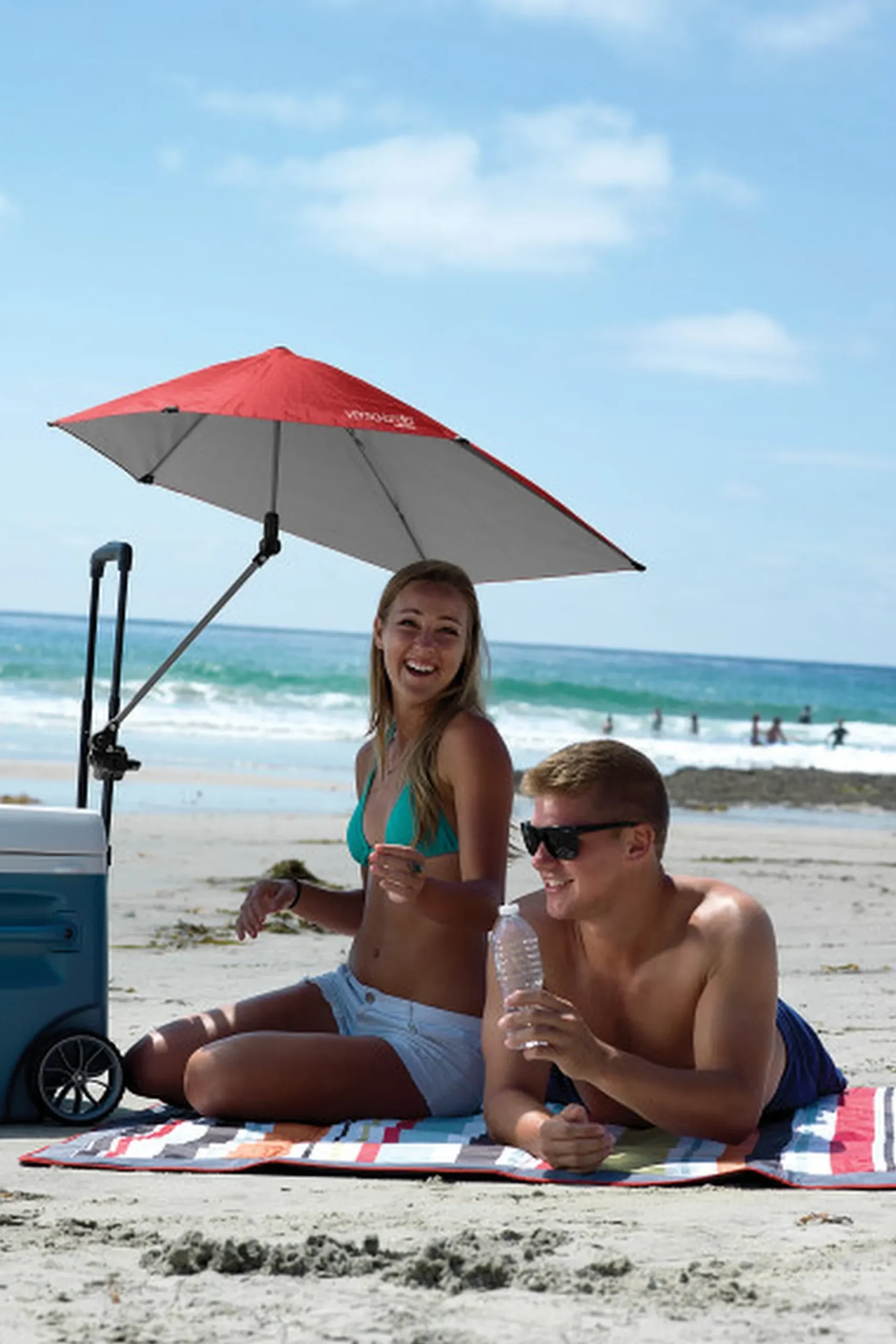 Guarda-sol 360° Com Fixação Universal, Compacto, Upf 50+ - Sport-brella
