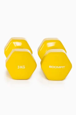 Halteres De Vinil 3kg (Par) - Boomfit
