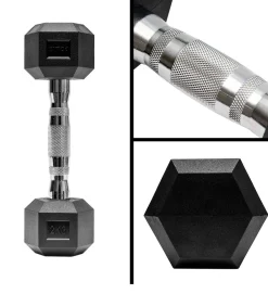 Halteres Hexagonais De 17.5kg