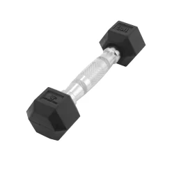 Halteres Hexagonais 1kg Fitness Tech – Conjunto Com 2 Unidades