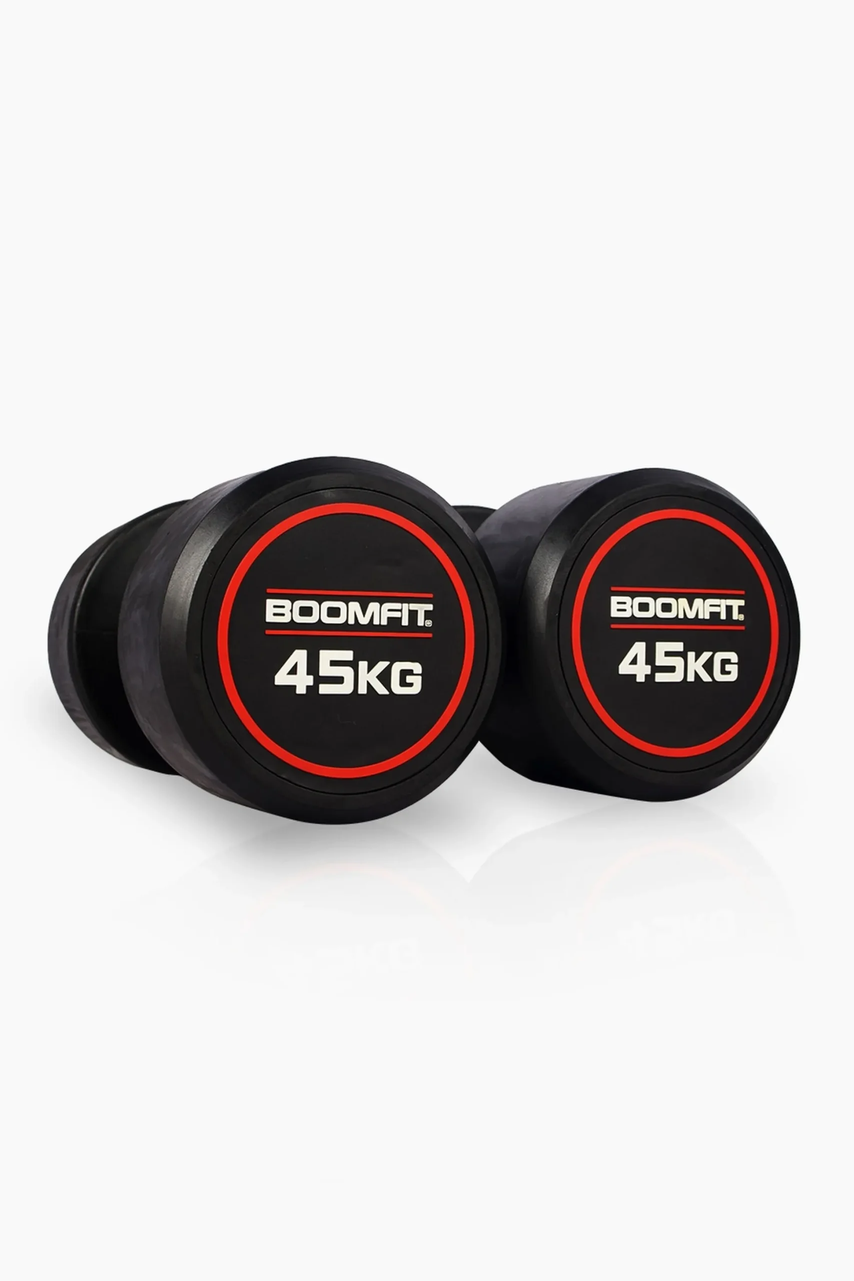 Halteres Redondos De Musculação 45kg (Par) - Boomfit