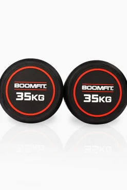 Halteres Redondos De Musculação 35kg (Par) - Boomfit