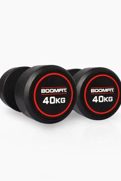 Halteres Redondos De Musculação 40kg (Par) - Boomfit
