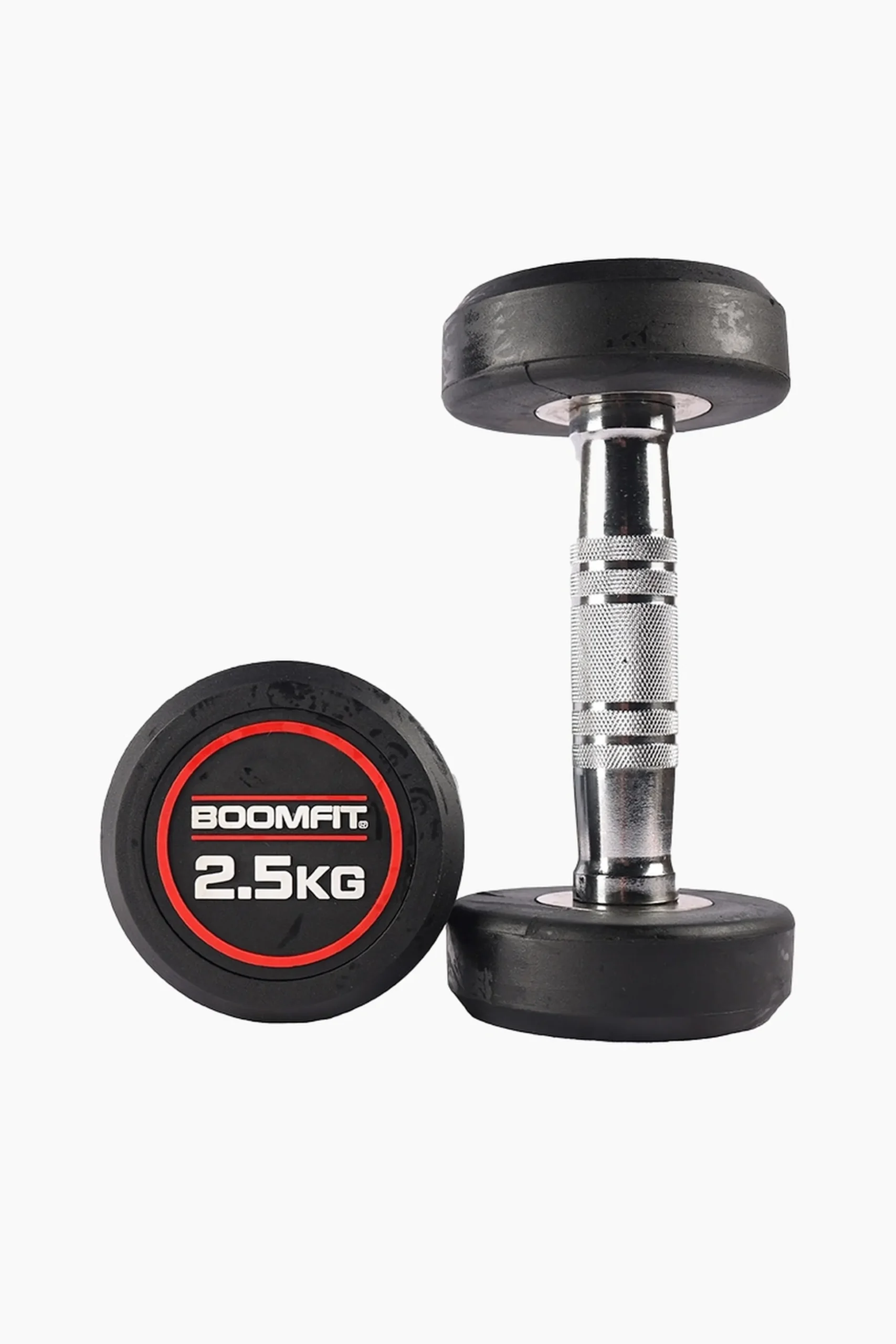 Halteres Redondos De Musculação 2,5kg (Par) - Boomfit