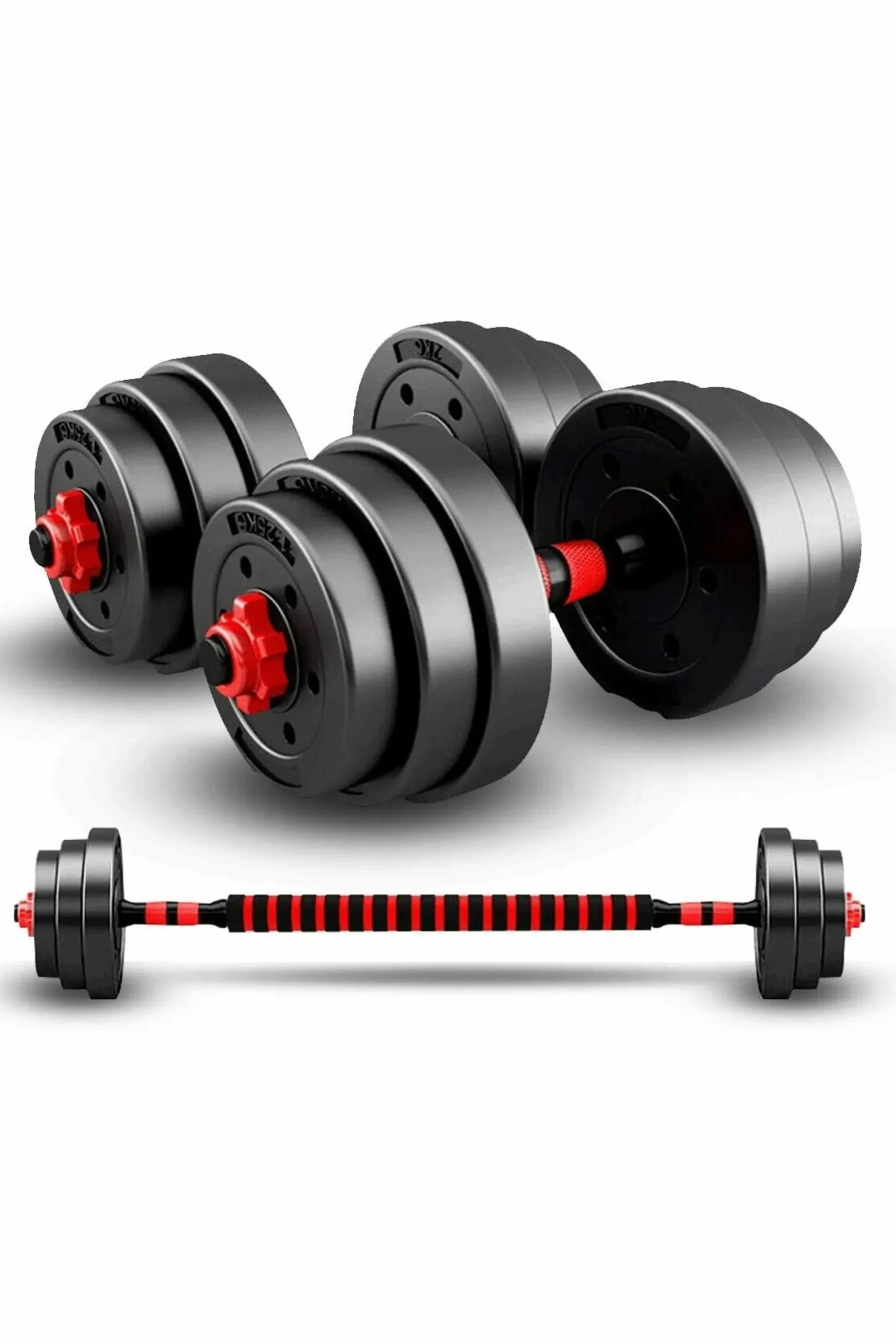 Kit De Halteres 2 Em 1 Ajustável Multifit 15 Kg