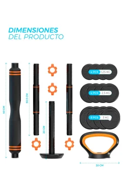 Kit De Pesos 40kg Fed