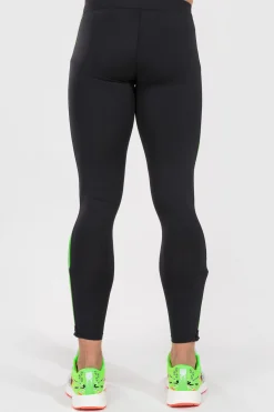 Leggings Compridas Joma Elite VII Preto Verde Fluorescente