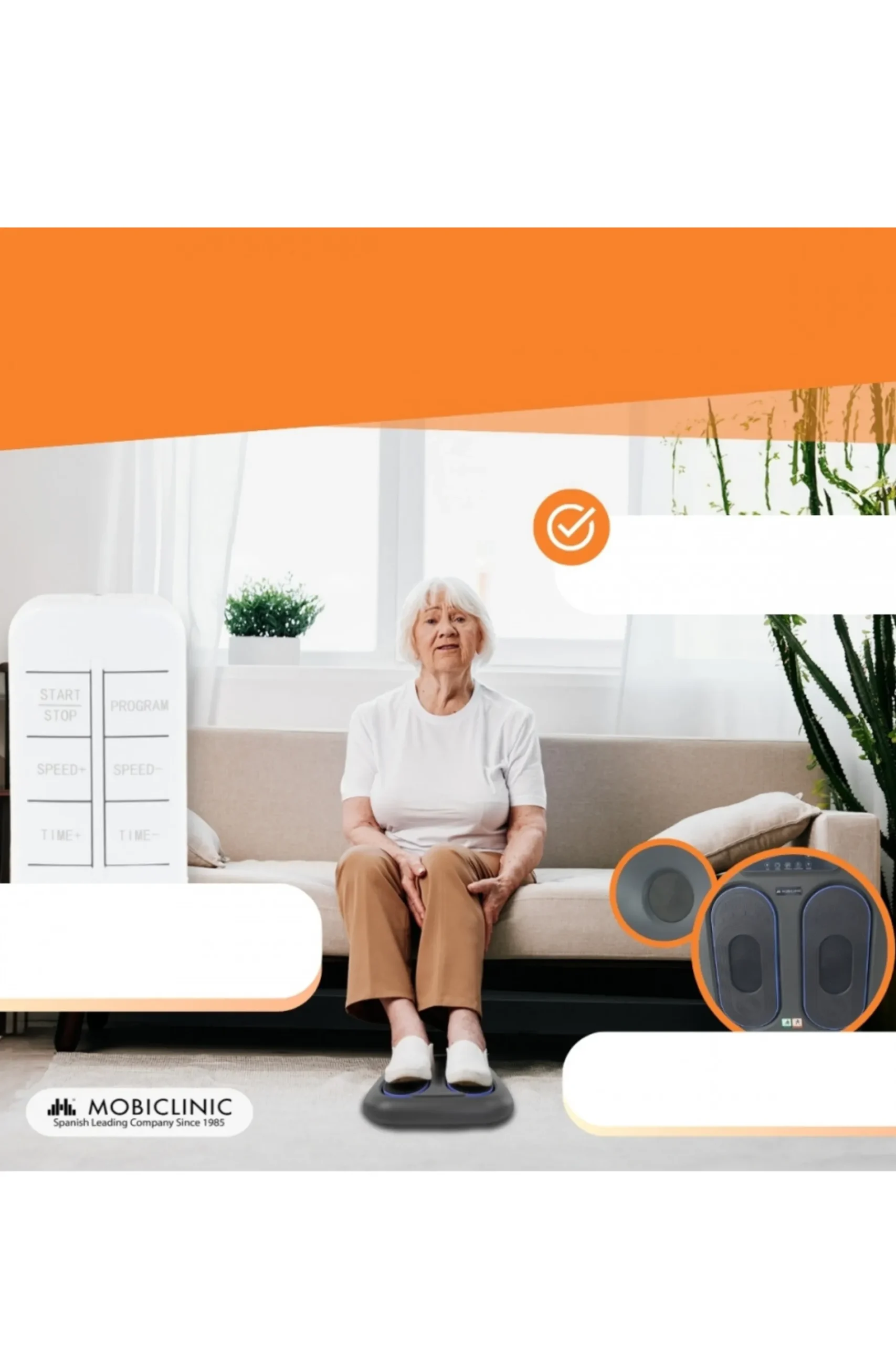 Massajador De Pés E Pernas Mobiclinic Vibfit