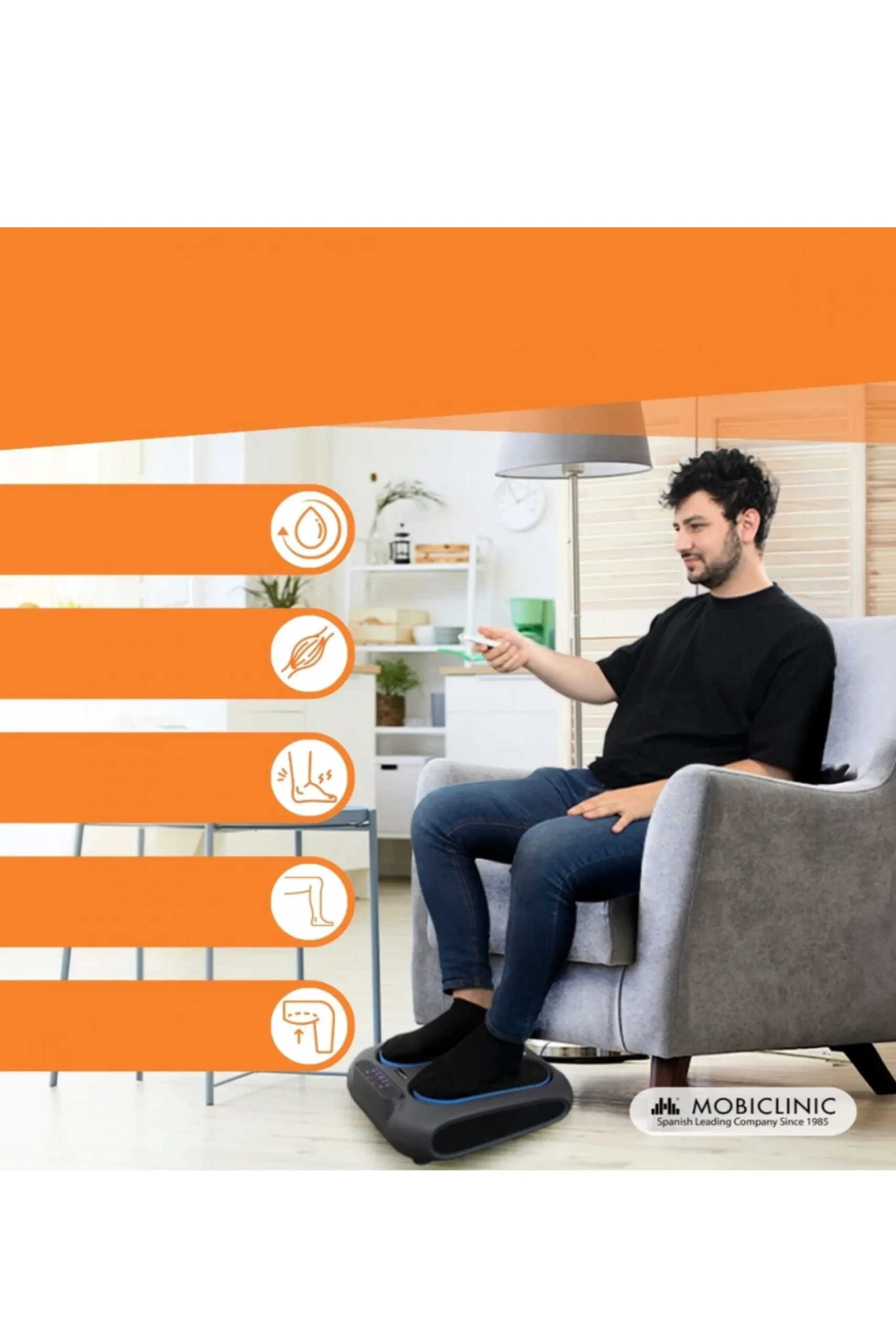 Massajador De Pés E Pernas Mobiclinic Vibfit