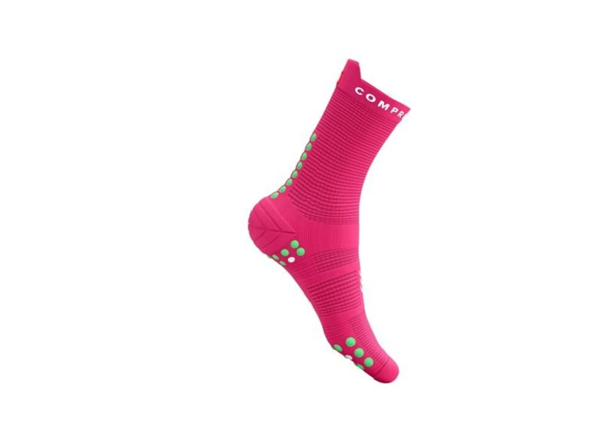 Meias De Corrida Pro Racing Socks V4.0 High Pink Compressport