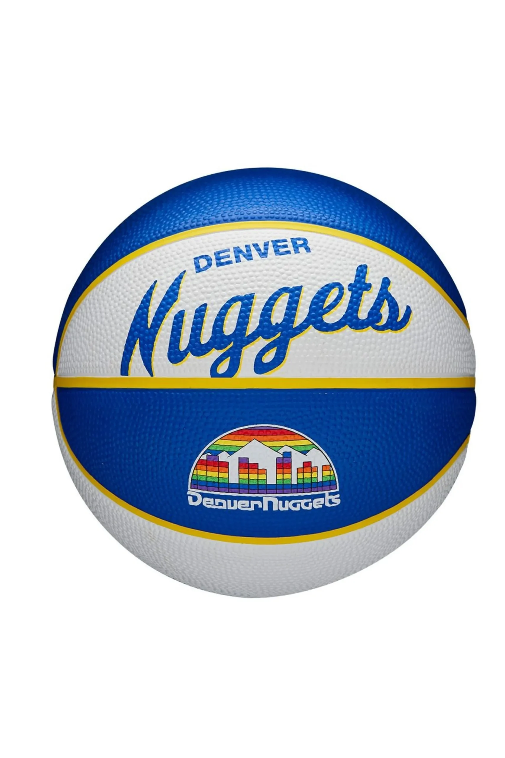 Mini Bola De Basquetebol Wilson NBA Team Retro – Denver Nuggets