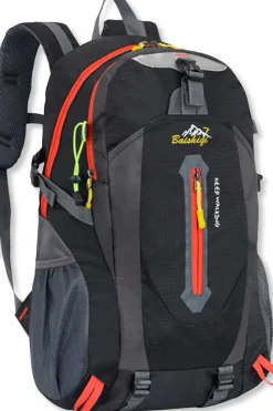Mochila Impermeável 30 L Preta Com 6 Bolsos Múltiplos