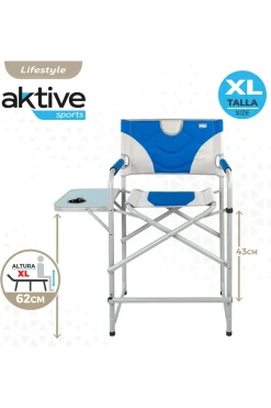 Pack De 2 Cadeiras De Diretor Dobráveis Altura XL Aktive
