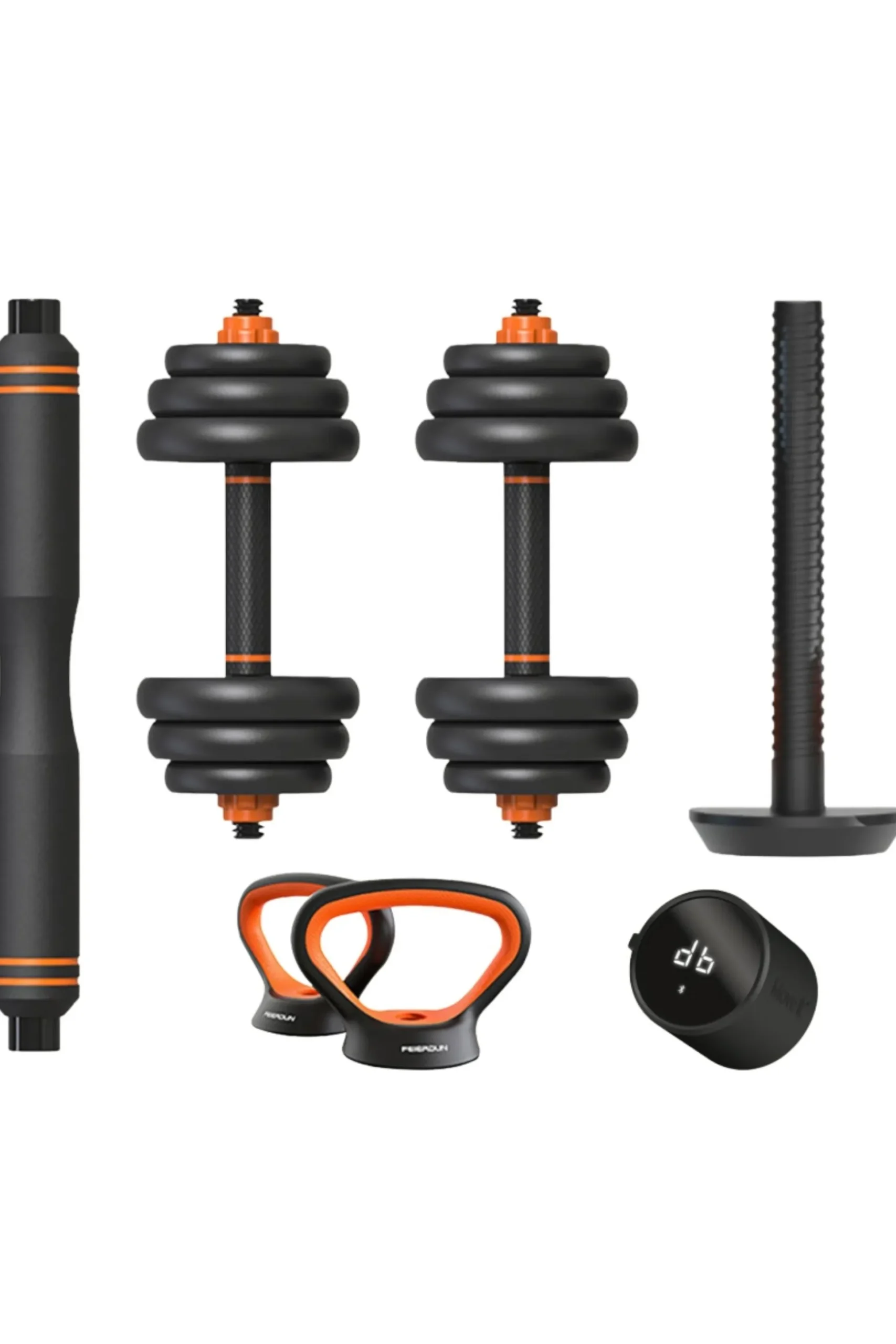 Pack Halteres Smart Kit Com Kettlebel Xiaomi Fed 20 Kgs E Sensor Smart