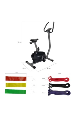 Pacote De Bicicleta Estática Keboo 900 98x51x132 CM 16 Velocidades E 6