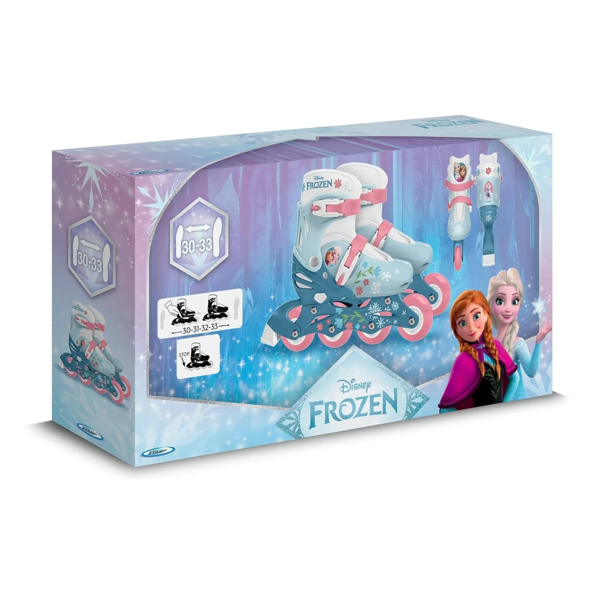 Patins Em Linha Criança Frozen Tam. 30-33