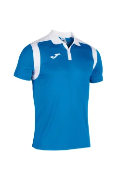Pólo M/c Joma Championship V Azul Royal Branco