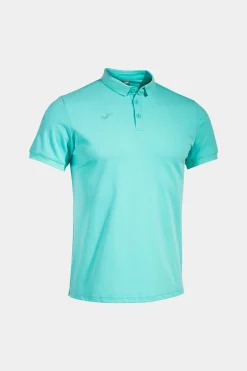 Pólo M/c Joma Pasarela III Azul-turquesa