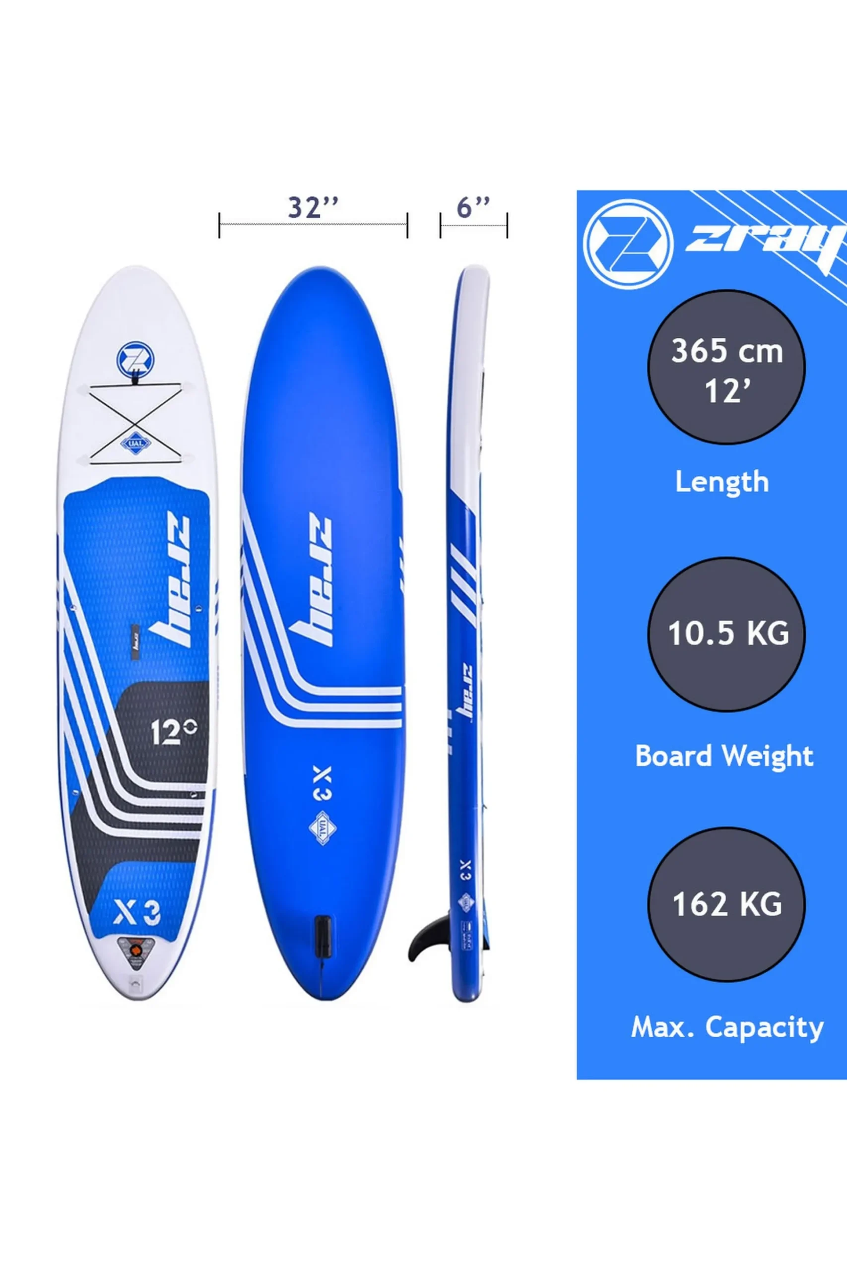 Prancha De Sup E Acessórios X-rider X3 12' Dropstitch