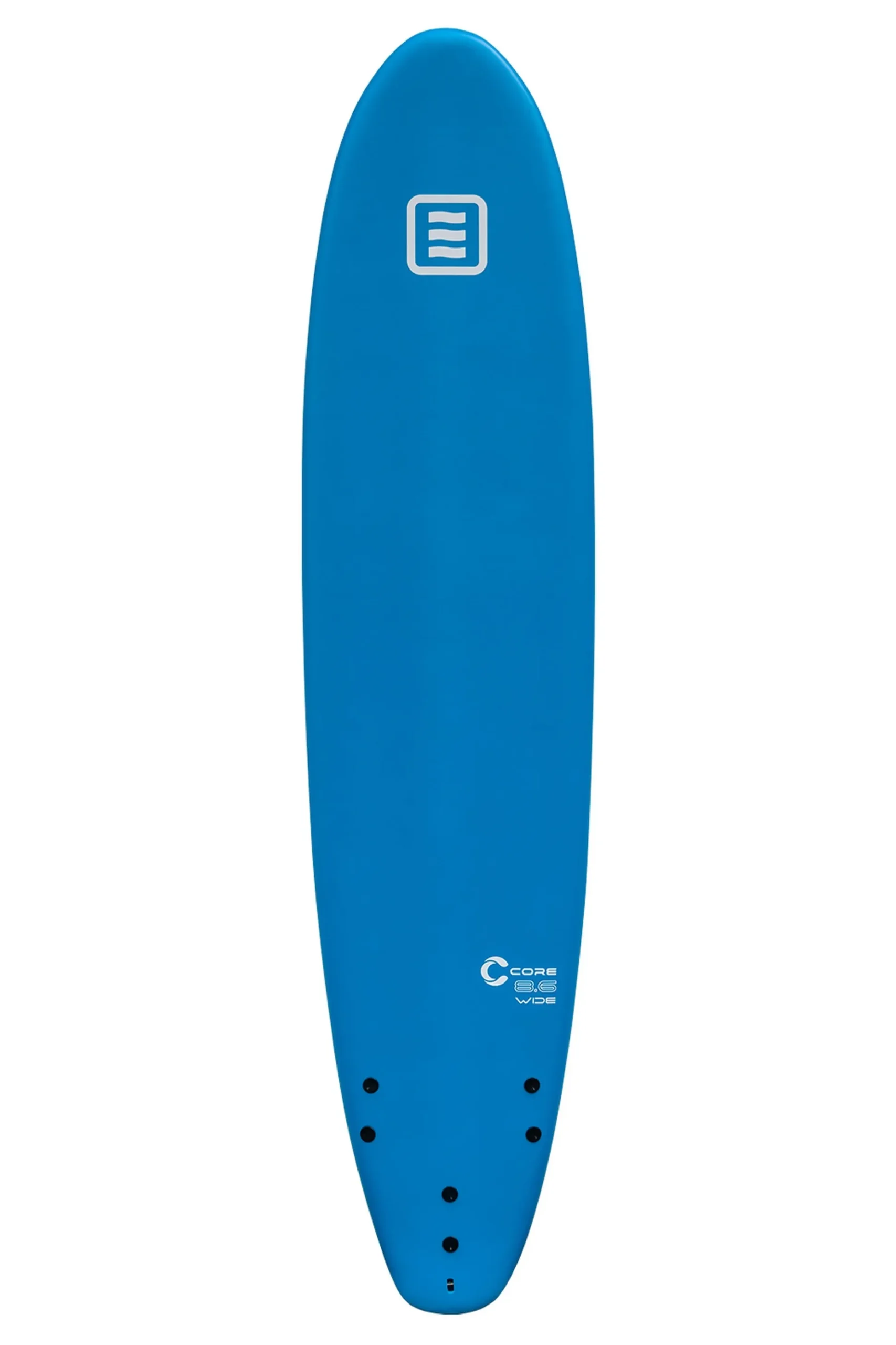 Prancha De Surf Waterfall Core 8.6' Wide Azul + Leash + Quilhas