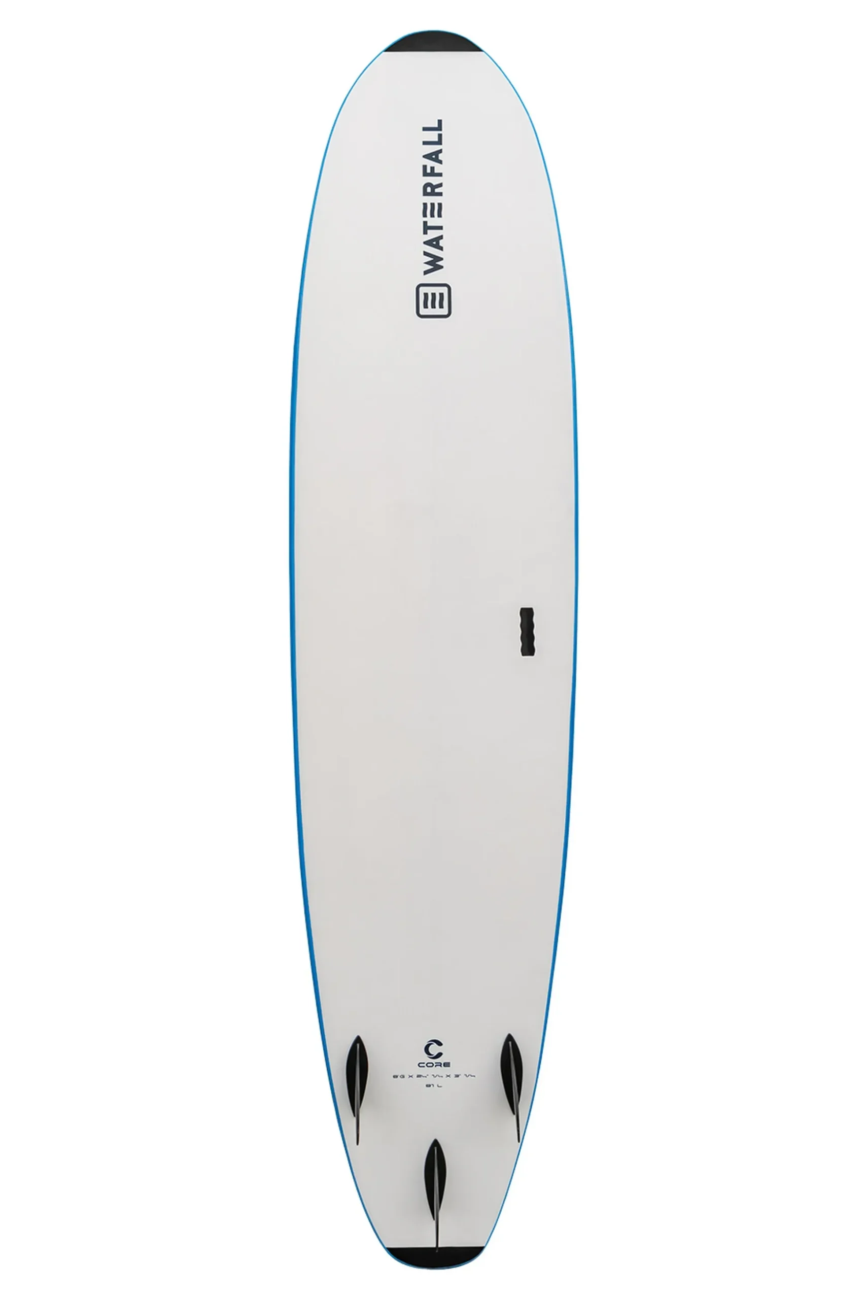 Prancha De Surf Waterfall Core 8.6' Wide Azul + Leash + Quilhas