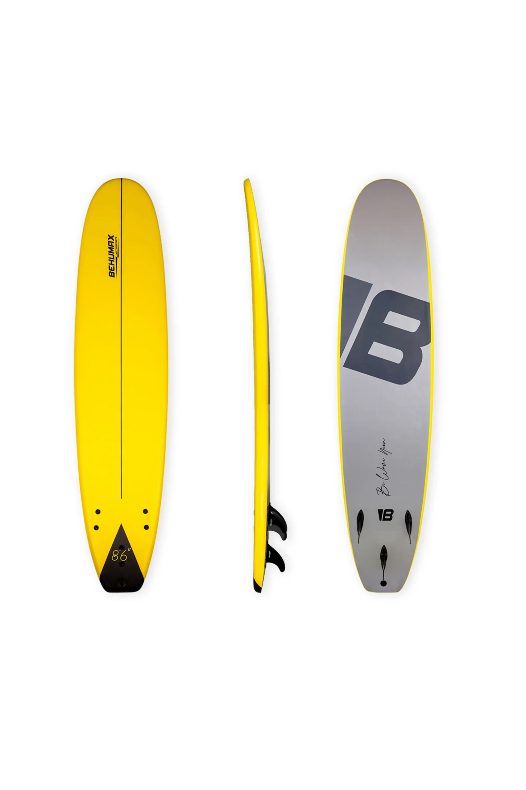 Prancha Surf Iniciação Behumax Be Wave Neon 8'6"