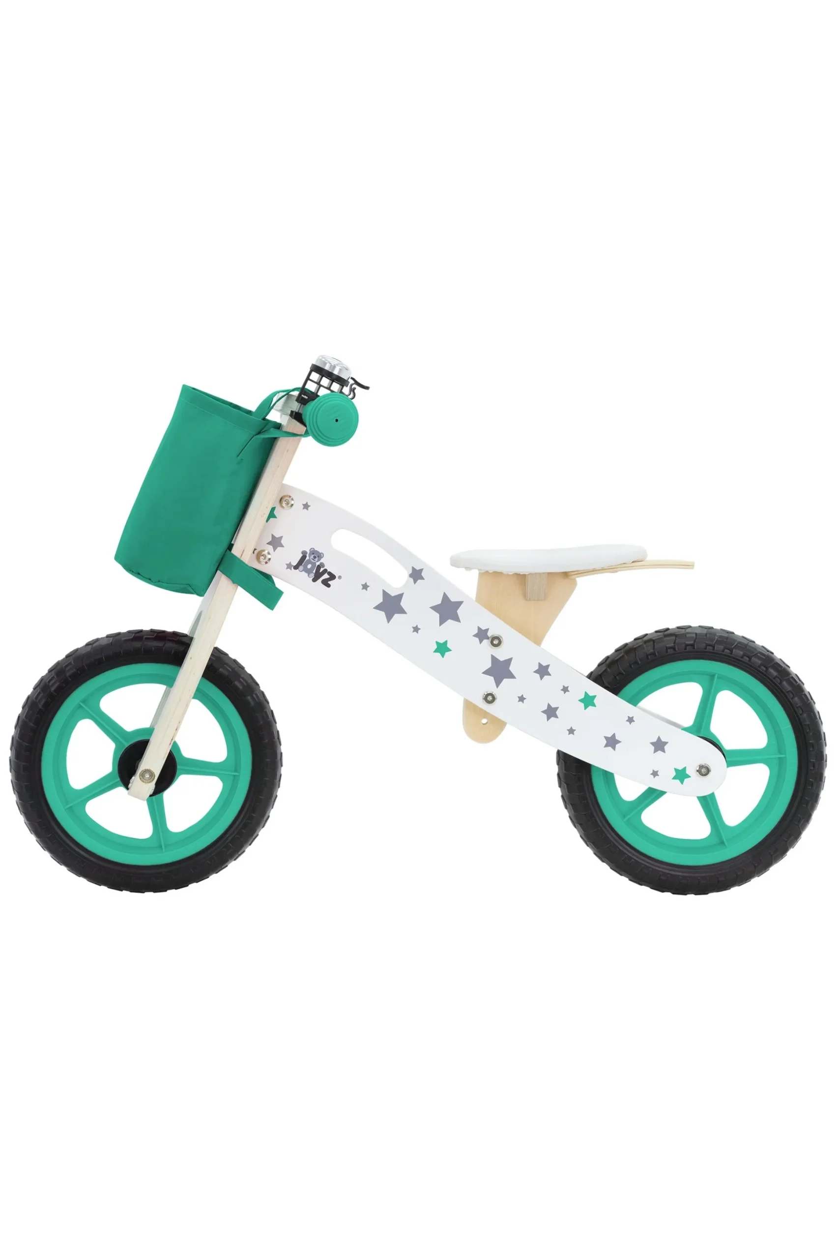 Roda De Corrida Para Crianças A Partir Dos 2 Anos 85x54 CM Verde Madeira Joyz