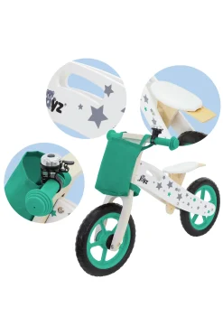 Roda De Corrida Para Crianças A Partir Dos 2 Anos 85x54 CM Verde Madeira Joyz