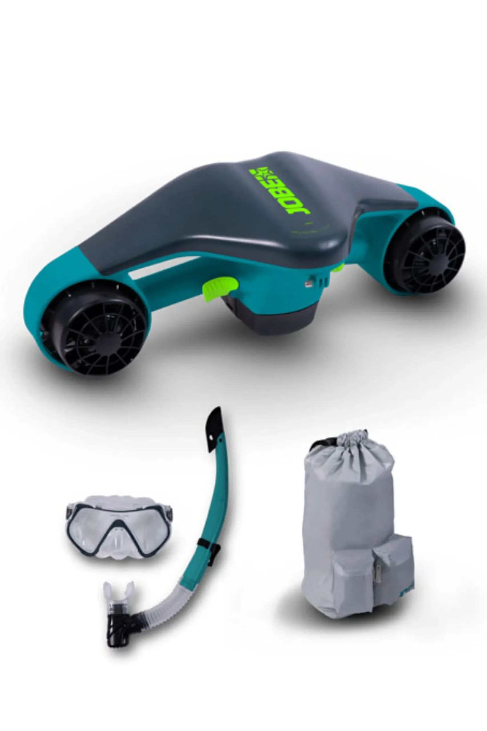 Seascooter Com Bolsa E Conjunto De Snorkel Jobe Infinity