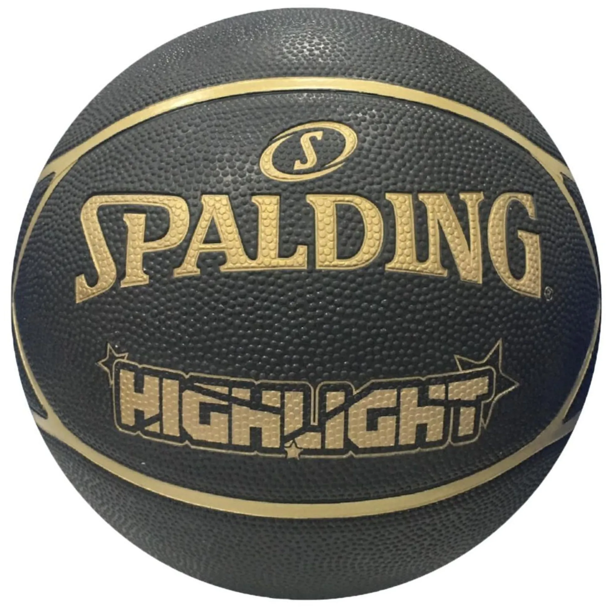 Spalding Highlight Black/gold Basquete Sz7