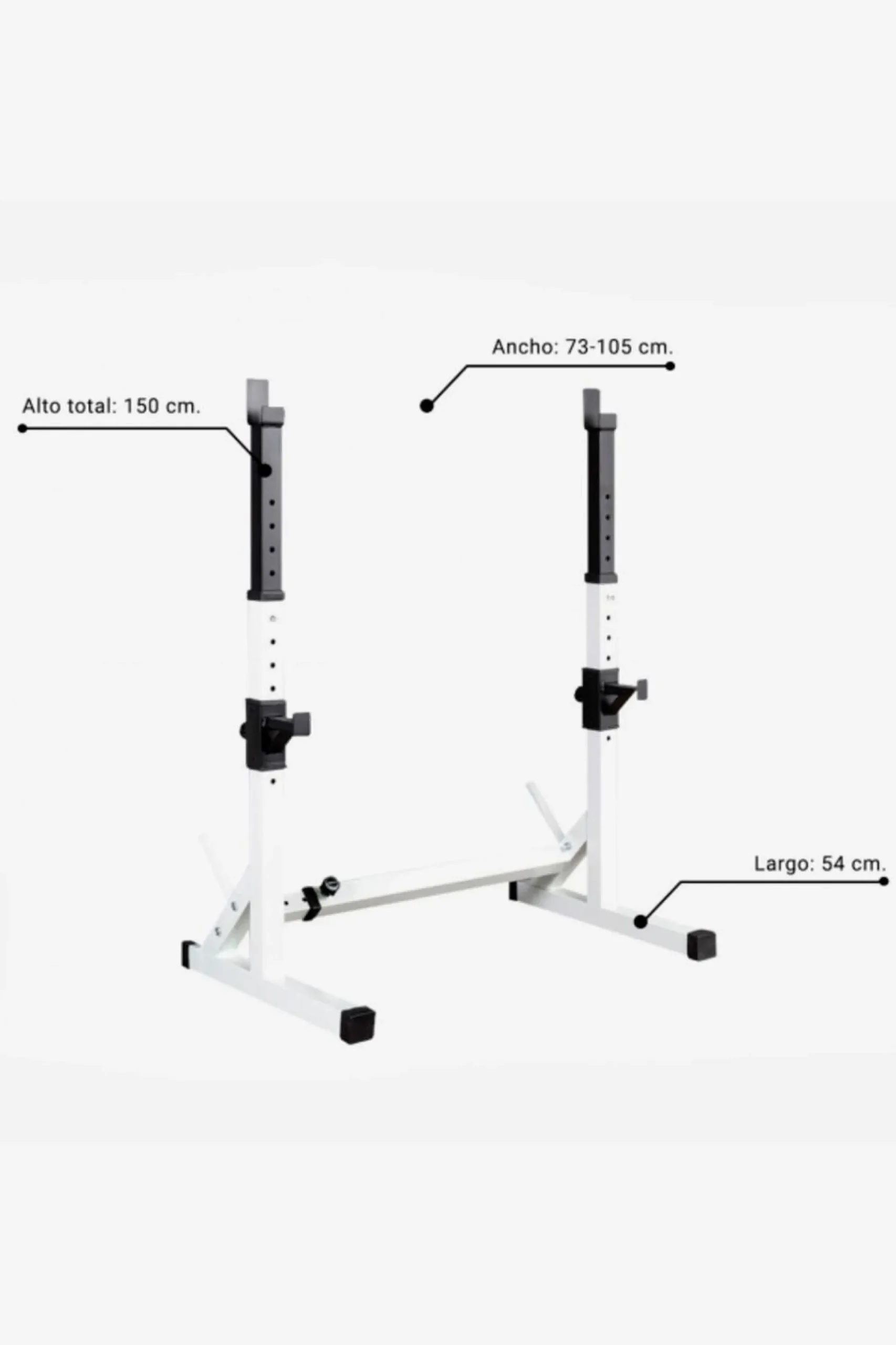 Suportes Ajustáveis Fitness Tech