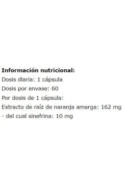 Synephine - 60 Capsules De Biotech Usa