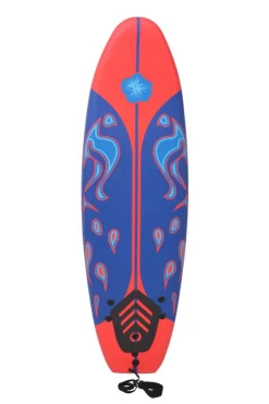 Tabla De Surf Vidaxl 170 CM Azul Y Roja