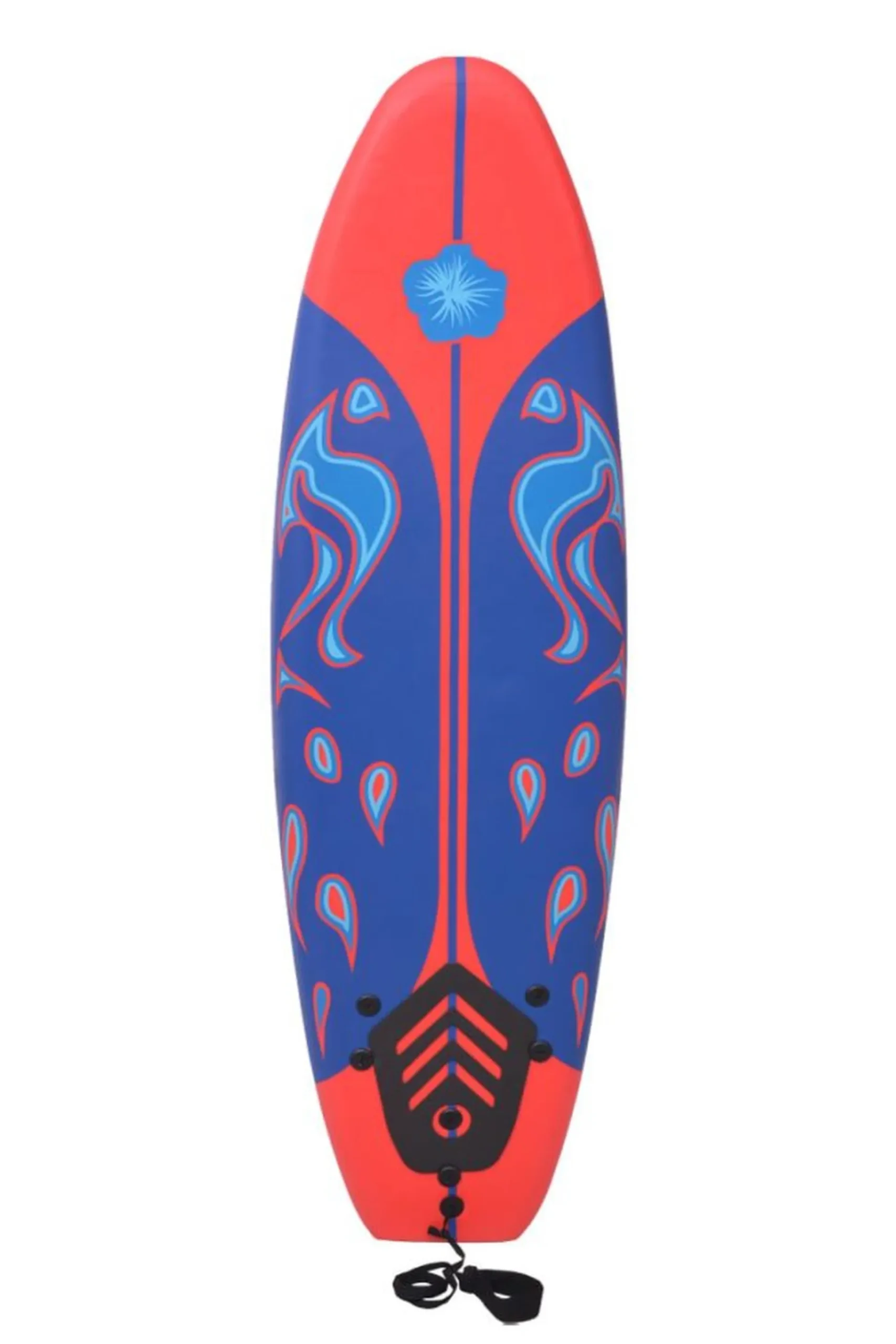 Tabla De Surf Vidaxl 170 CM Azul Y Roja