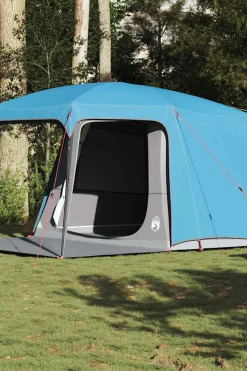 Tenda De Camping Com Varanda Em Cúpula 5 Pessoas Vidaxl 280/450x275x228 CM