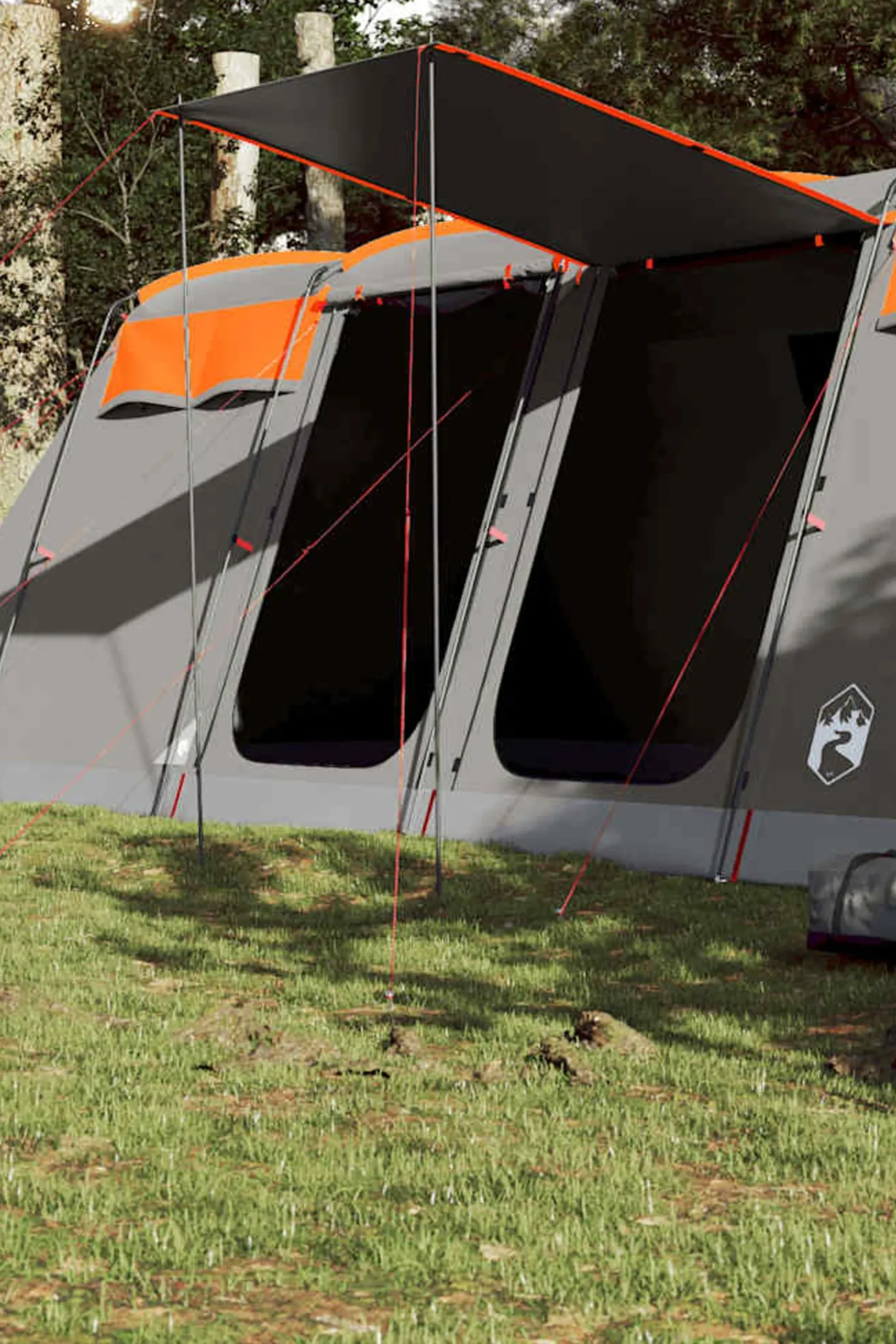 Tenda De Campismo Familiar Vidaxl Para 10 Pessoas 698 X 370 X 200 CM