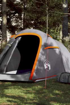 Tenda De Campismo Vidaxl Com Acesso Duplo Com Fecho De Correr