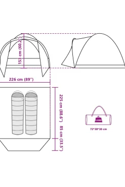 Tenda De Pesca Vidaxl 310 X 226 X 153 CM