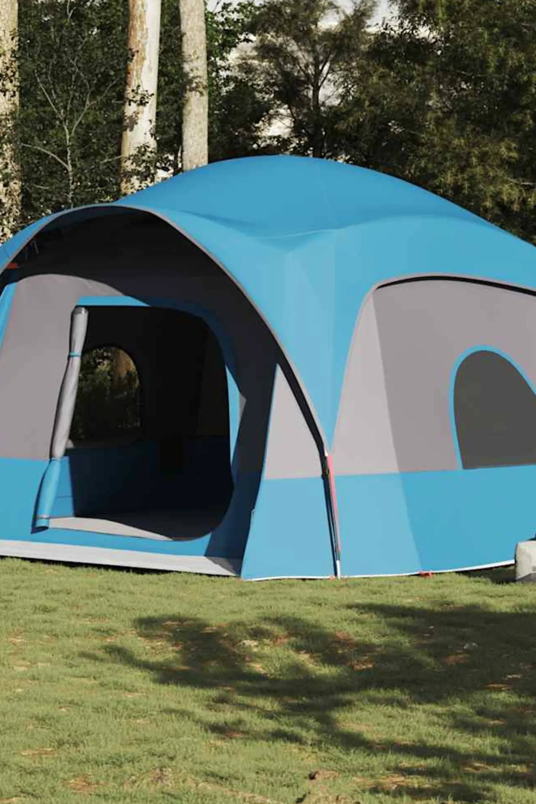 Tenda Familiar Estilo Cabana Para 6 Pessoas Vidaxl Impermeável 322/368x370x210 CM