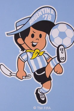T-shirt Copa Mascote Copa Do Mundo Argentina 1978