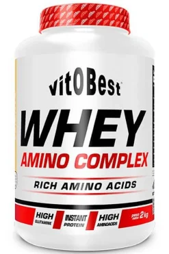Whey Amino Complex - 2kg Creme E Morango Da Vitobest